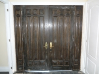 Interior foyer doors
