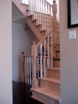 Refinished stairs before